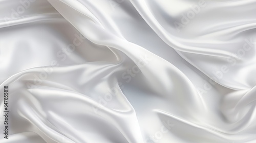 Celebrate with white fabric. Gentle wavy and shimmering. Design with simplicity. Waves of beauty.