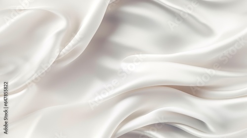 White fabric tales. Gentle waves on a smooth surface. Luxury with a timeless touch. Perfect for sophisticated designs.