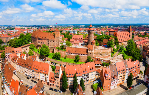 Nuremberg Castle in Nuremberg city, Bavaria