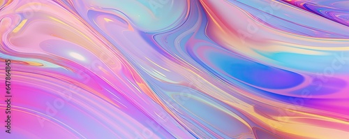Abstract oil slick background, nostalgic neon colors