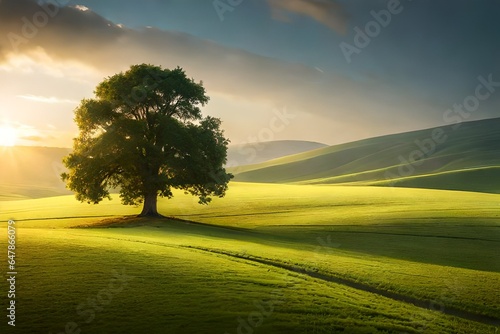 tree in the field © zaroosh
