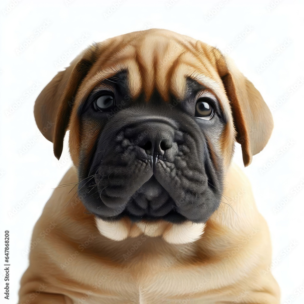 Baby Bullmastiff's Precious Moments, Generative AI