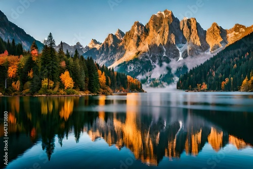 reflection in the lake