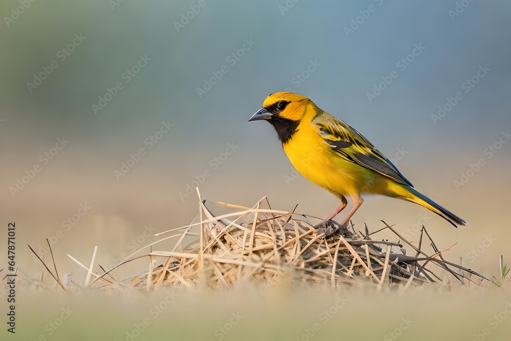 yellow sparrow