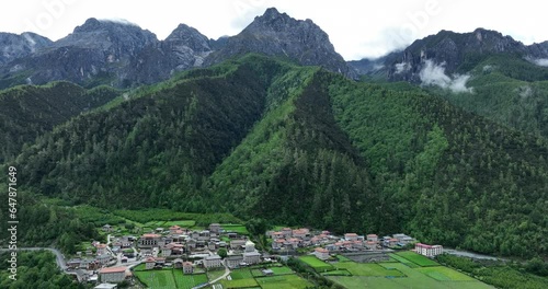 Wallpaper Mural Beautiful forest landscape in Sichuan, China Torontodigital.ca