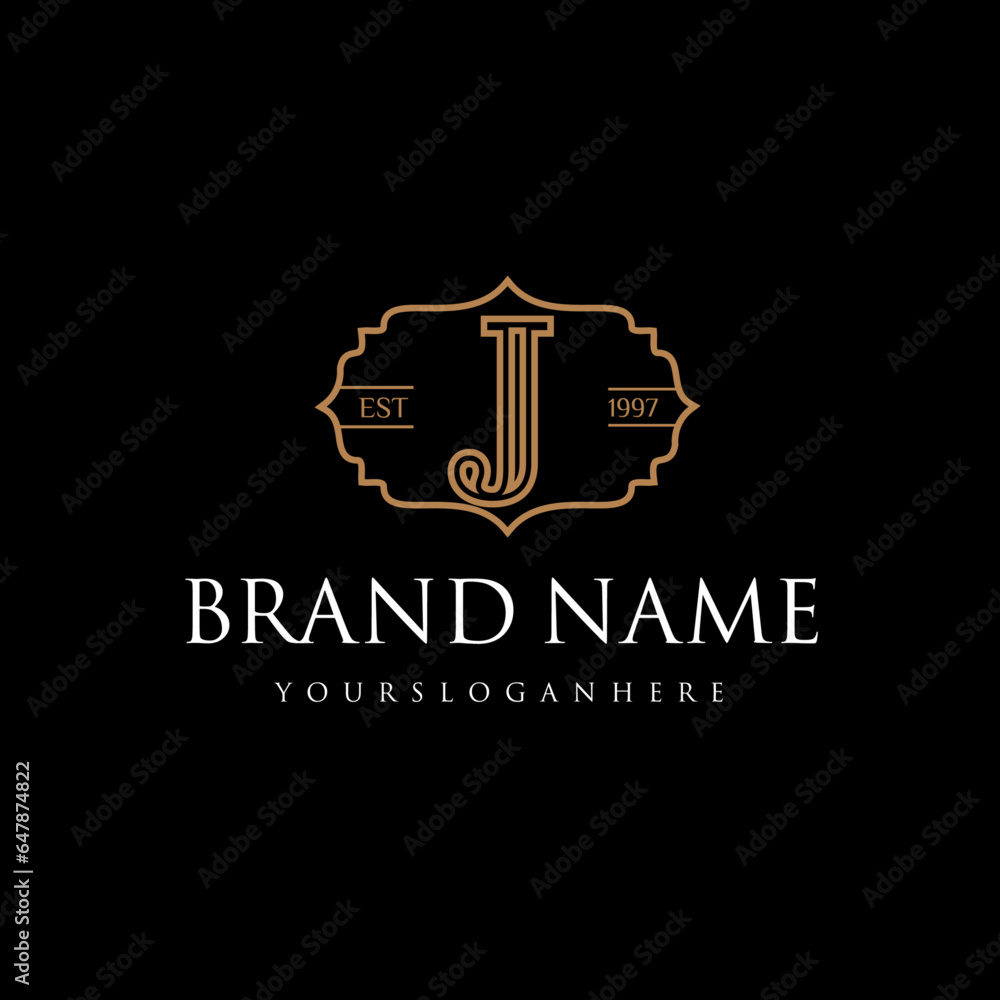 Obraz premium Elegant letter logo