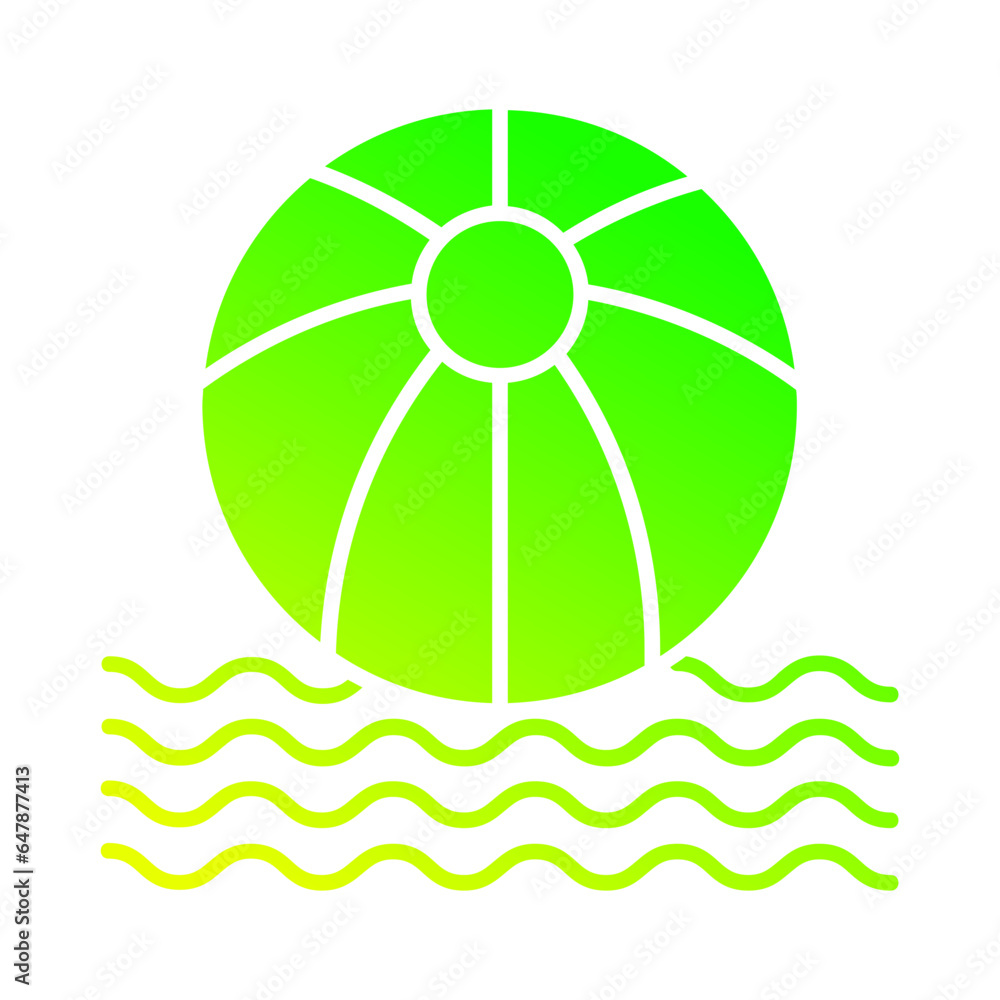 Obraz premium Beach Ball icon 