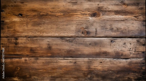 background Rustic wooden plank with weathered edges 