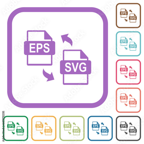 EPS SVG file compression simple icons