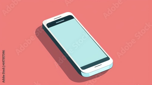 illustration of mobile phone or smartphone