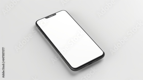 mockup illustration of mobile phone or smartphone