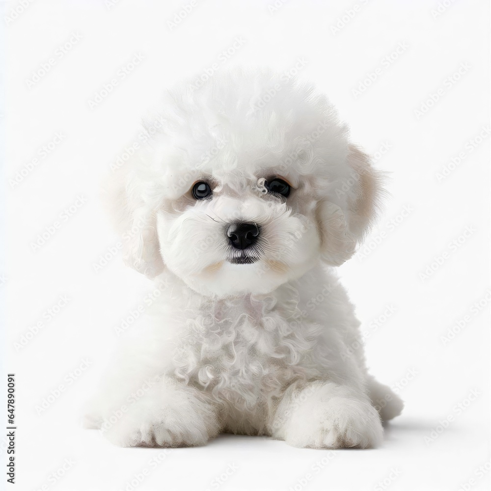 Bichon Frise's Precious Puppyhood, Generative AI Bichon Frise's Precious Puppyhood, Generative AI