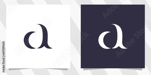 letter ca ac logo design