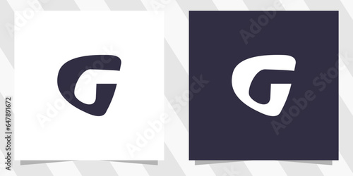 letter g with golf logo design