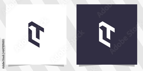 Foto letter lt tl logo design