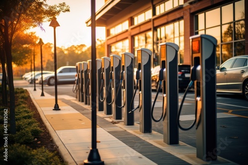 Electric Car Chargers in Urban Environment