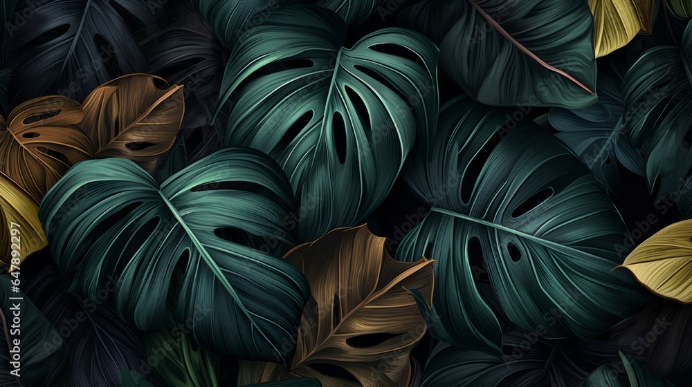 Indoor Plants and Leaves Graphic Background Indoor Plants and Leaves Graphic Background