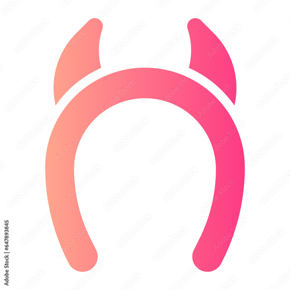 Obraz premium devil mask gradient icon