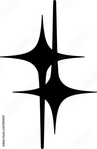 retro futuristic elements for design. Abstract graphic geometric symbols and objects