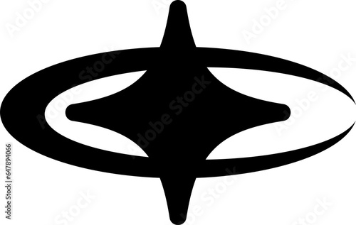 Retro futuristic elements for design. Abstract graphic geometric symbols and objects