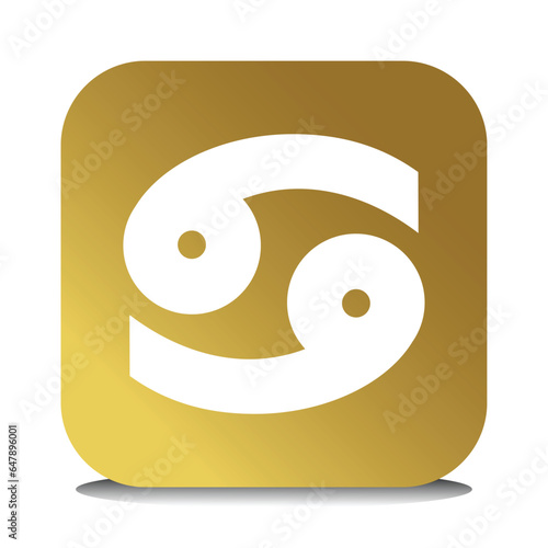 Zodiakcicon set, vector, clip art, and symbol. Icon set  zodiac concept with a square shape.