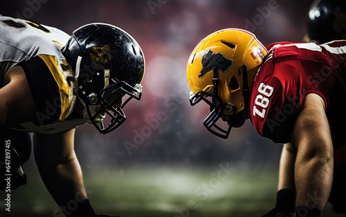 American football players i...
