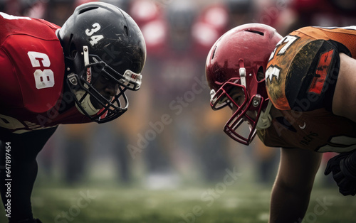 American football players i...