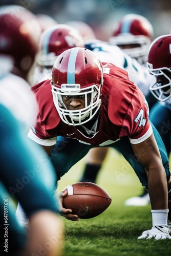 American football players i...