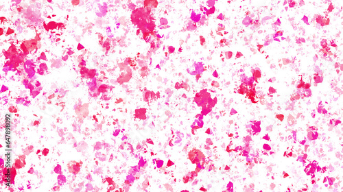 Pink paint stains with transparent background. Splash background with drops and stains. 