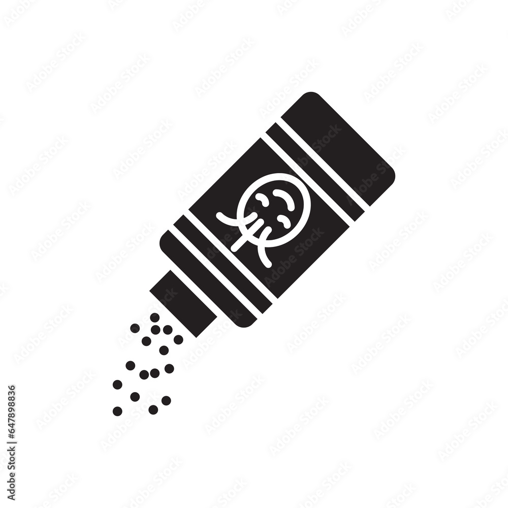 Baby powder icon, Newborn talcum powder flat design illustration on white background..eps Baby powder icon, Newborn talcum powder flat design illustration on white background..eps