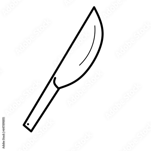 knife on white background © Aleeza Design