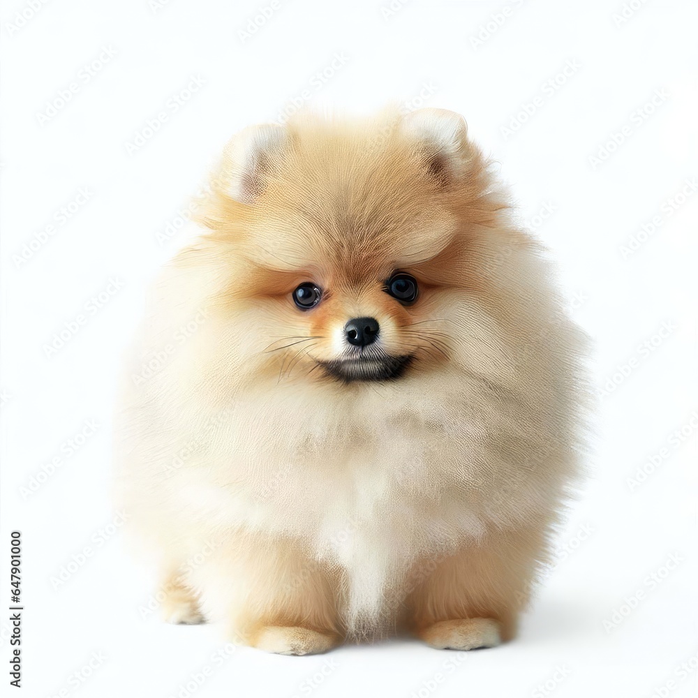 Pomeranian's Irresistible Cuteness, Generative AI Pomeranian's Irresistible Cuteness, Generative AI