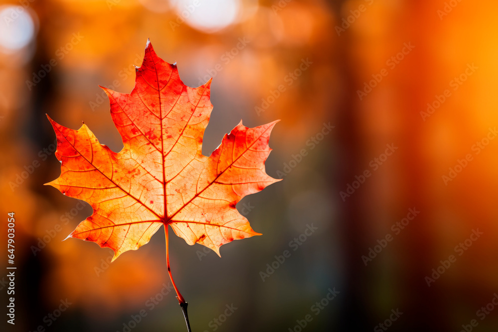 maple leaves in autumn