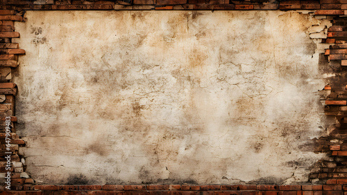 Brick wall with 2024 message in very soft white. Concept of the beginning of the year photo