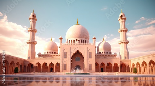 majestic mosque Generative AI