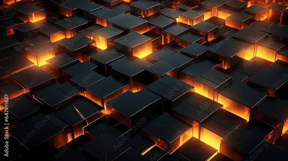 modern dark 3d random abstract object with cinematic color for background modern dark 3d random abstract object with cinematic color for background