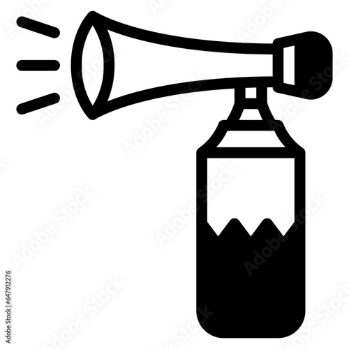 airhorn, horn, fan, support, supporter, football, qatar, world cup, soccer, sport, icon, icons, graphic, design, vector, illustration, sign, symbol, pictogram, background, isolated, element, set, pack