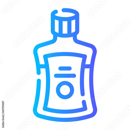 mouthwash Line Gradient Icon
