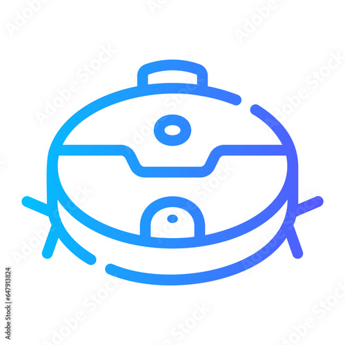 vaccum cleaner Line Gradient Icon