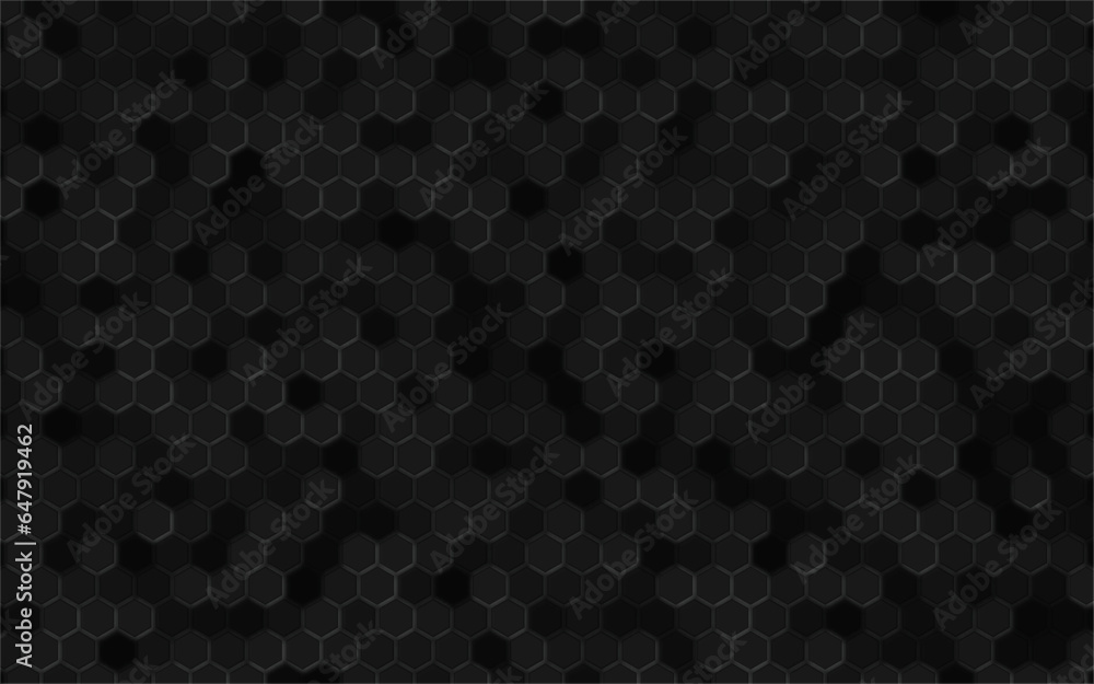Abstract black texture background hexagon Abstract black texture background hexagon