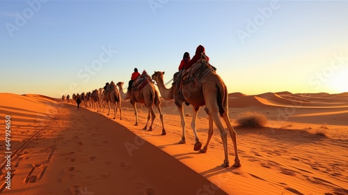Guided camel visits within the sahara forsake in Dubai Joined together middle easterner Emirates Oman Bahrain merzouga Morocco Tunisia photo