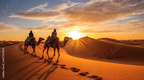 Guided camel visits within the sahara forsake in Dubai Joined together middle easterner Emirates Oman Bahrain merzouga Morocco Tunisia photo