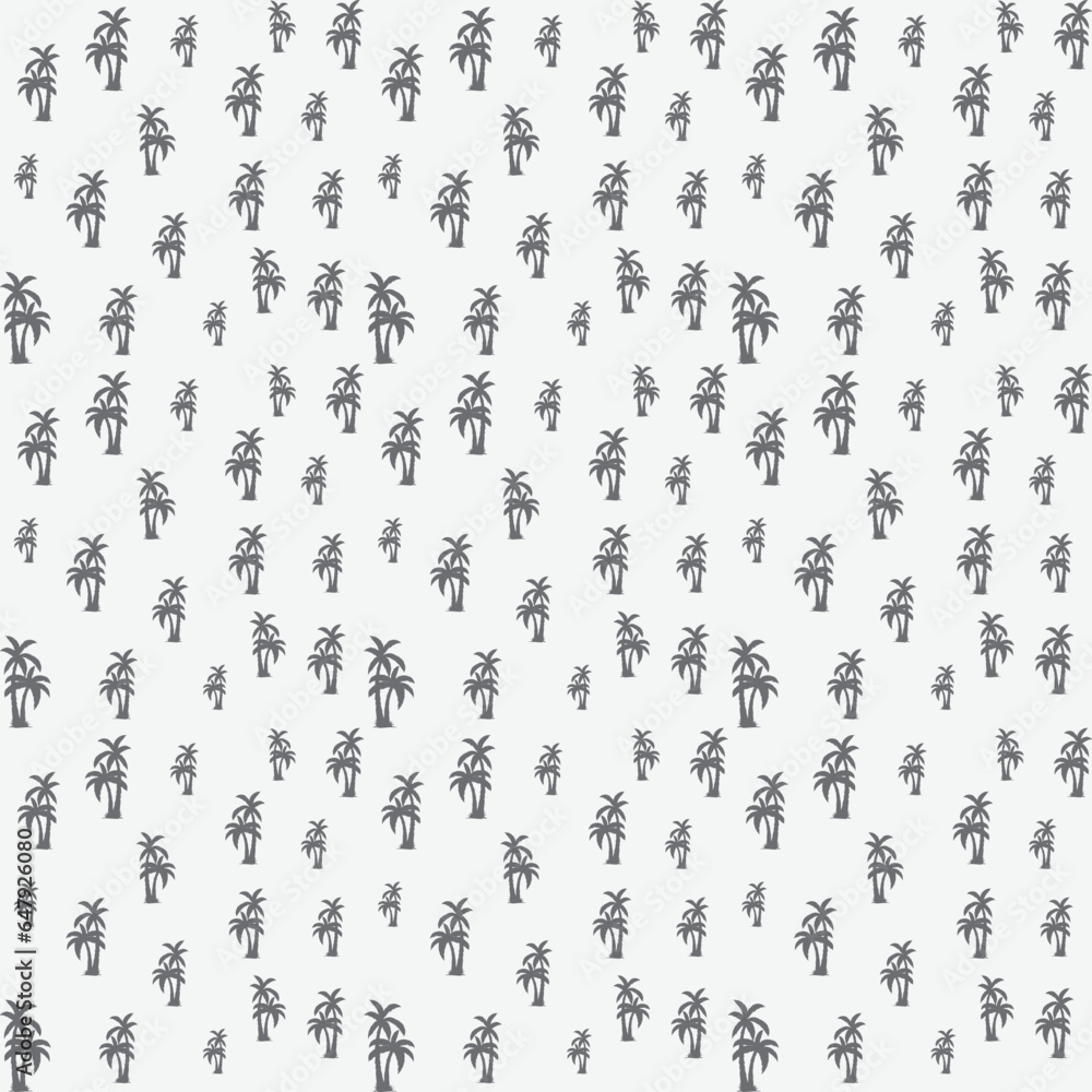 black and white pattern background with palm tree for cloth printing black and white pattern background with palm tree for cloth printing