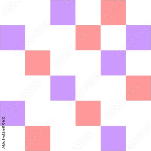seamless pattern of colorful squares