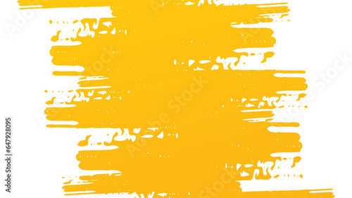 Abstract yellow grunge texture on white vector background