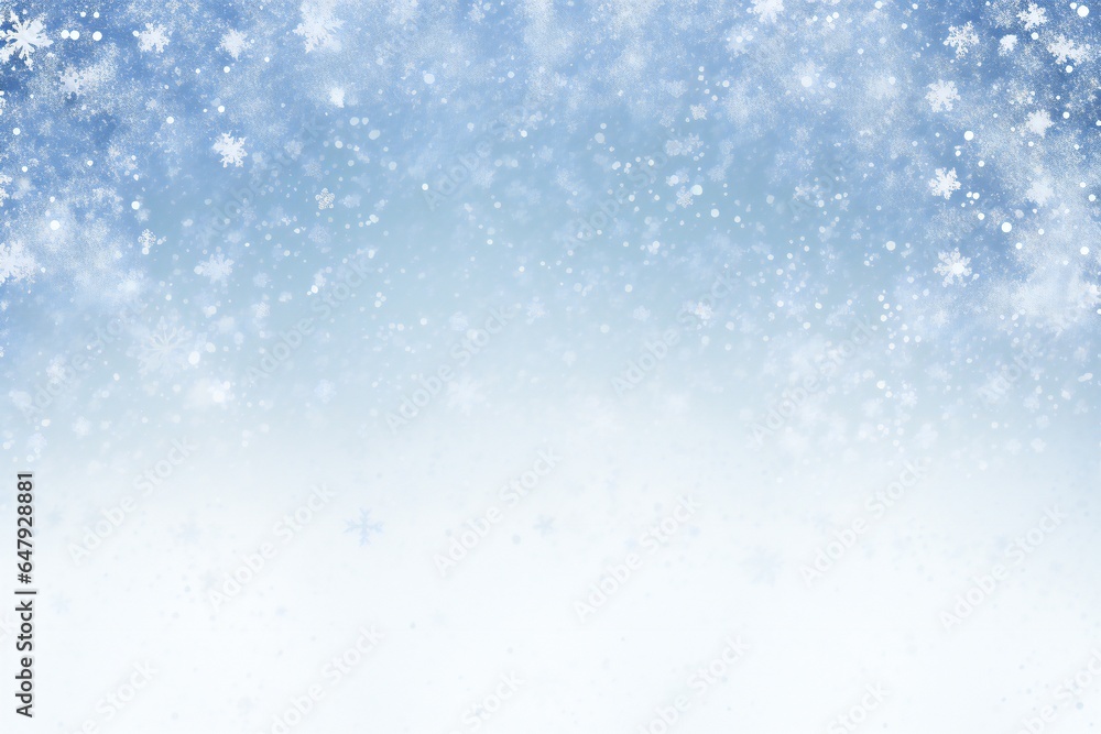 Christmas empty winter nature snow border Generative AI Christmas empty winter nature snow border Generative AI