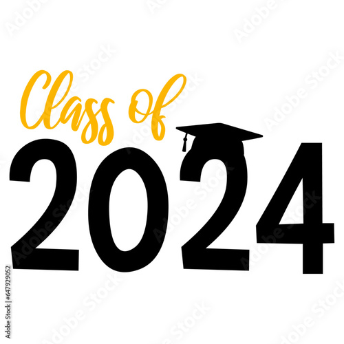 Vector Class of 2024 Illustration