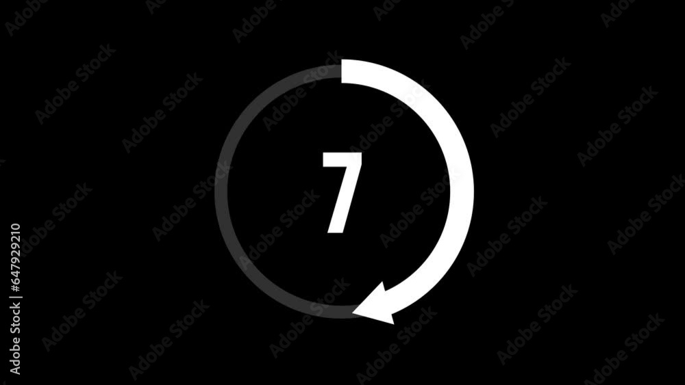 Vidéo Stock 10 seconds countdown timer, countdown timer 10 second, 10 ...