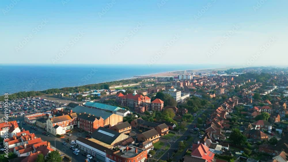 Dive into the world of Skegness, Lincolnshire, with this mesmerizing aerial video, capturing its bustling town and beautiful coastline. Dive into the world of Skegness, Lincolnshire, with this mesmerizing aerial video, capturing its bustling town and beautiful coastline.