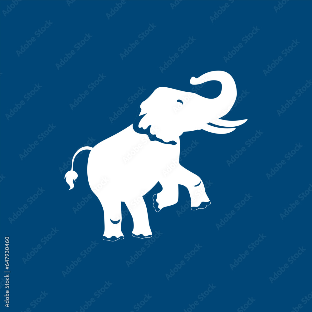 Elephant logo design icon vector. Eps10 vector illustration. Elephant logo design icon vector. Eps10 vector illustration.